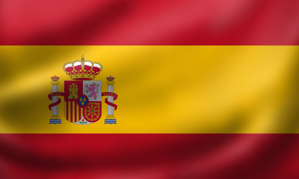 vecteezy national flag of spain 3d rendering waving waving flag high 6329133